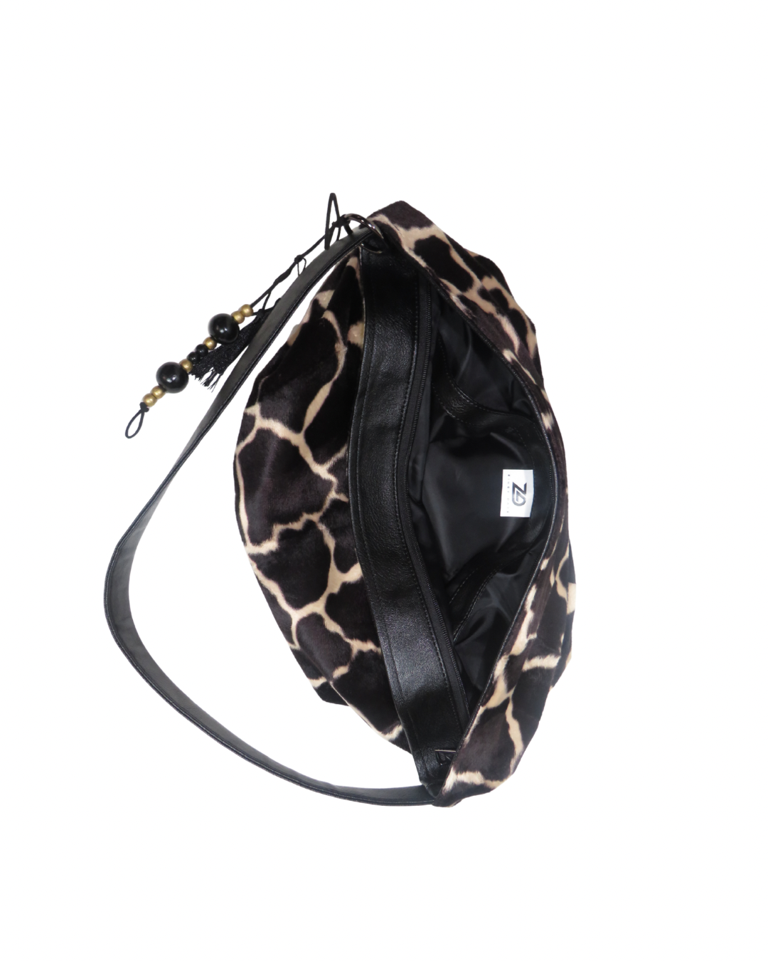Giraffe Slouchy Bag - Black