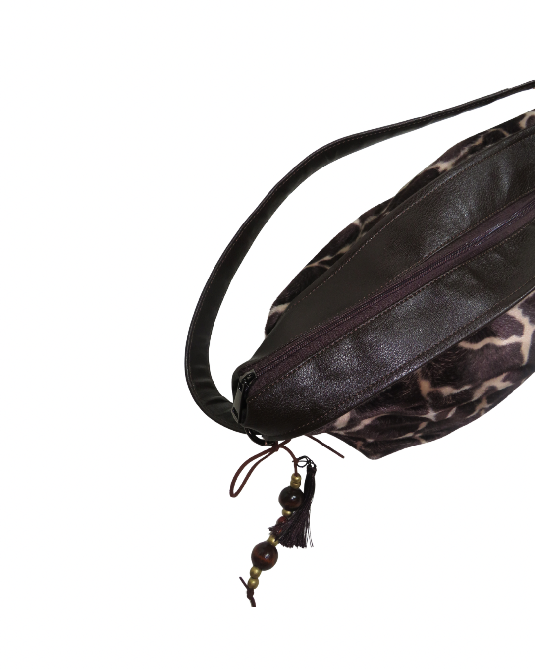 Giraffe Slouchy Bag - Deep Brown