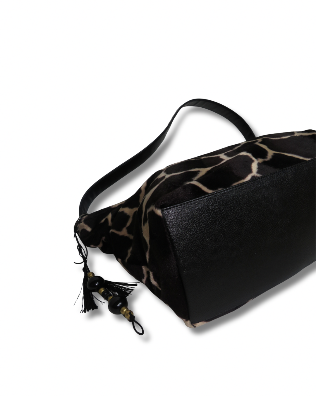 Giraffe Slouchy Bag - Black
