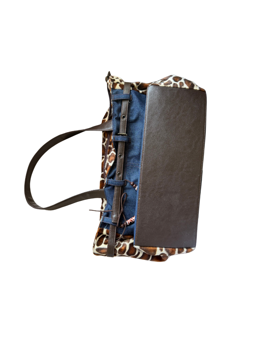 Denim Giraffe Forever bag