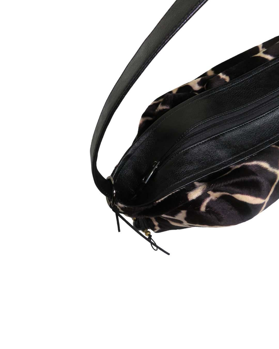 Giraffe Slouchy Bag - Black